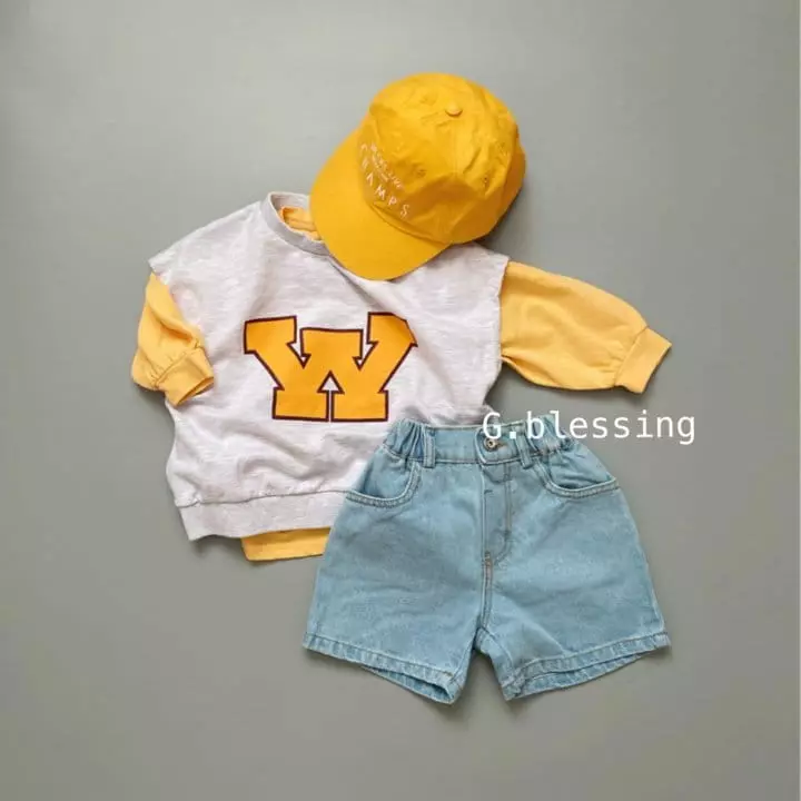 G Blessing - Korean Children Fashion - #minifashionista - W Sleeveless Sweatshirt - 7