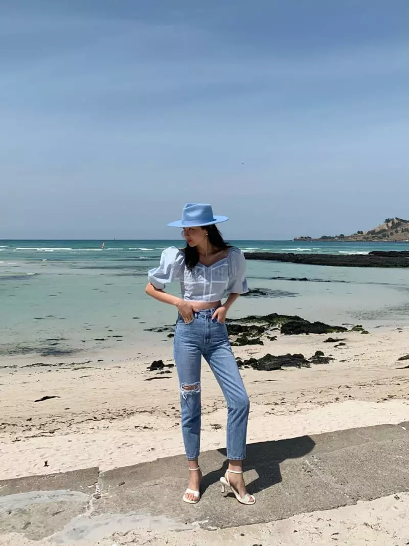 Gentlewoman - Korean Women Fashion - #romanticstyle - Denim Pants - 3
