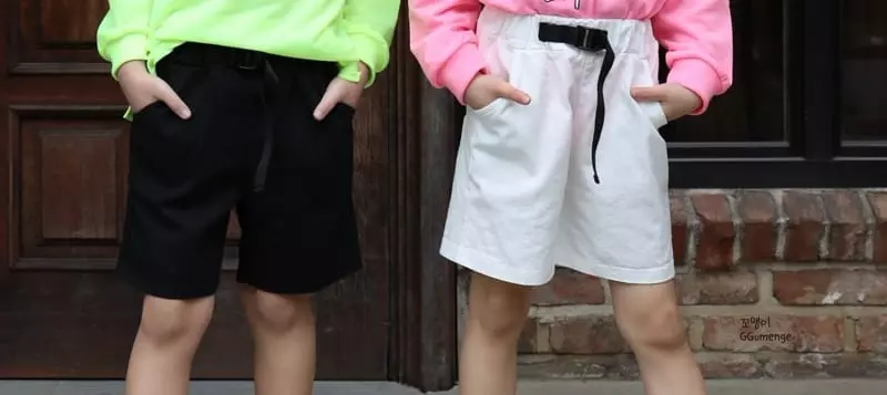 Ggomenge - Korean Children Fashion - #littlefashionista - Buckle Pants - 5