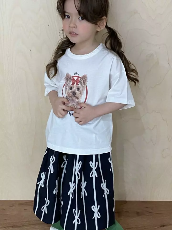 Green Tomato - Korean Children Fashion - #kidsstore - Puppy Tee