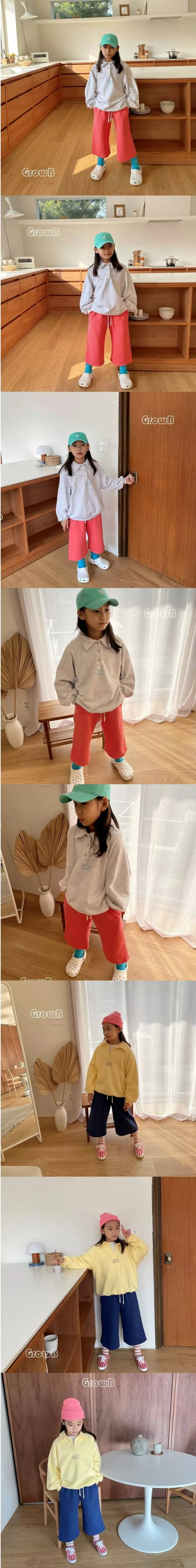 Grow B - Korean Children Fashion - #kidsstore - Gogo Capri Pants - 3
