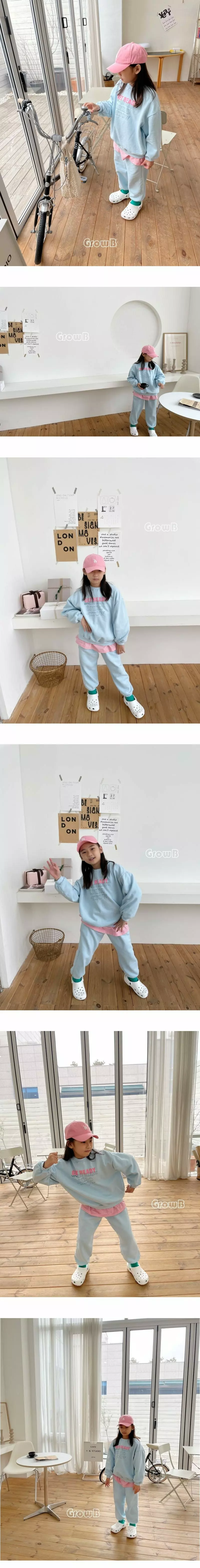 Grow B - Korean Children Fashion - #magicofchildhood - Ready Top Bottom Set - 3
