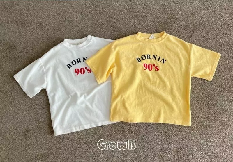 Grow B - Korean Children Fashion - #toddlerclothing - Towel 90 Tee