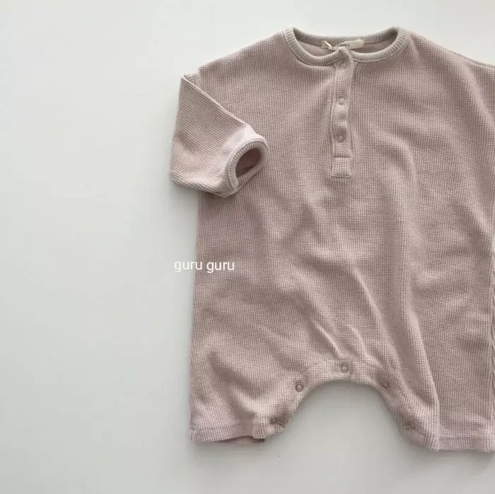 Guru Guru - Korean Children Fashion - #childofig - Waffle Bodysuit - 9