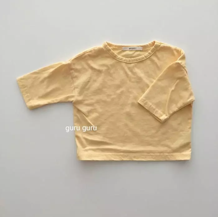 Guru Guru - Korean Children Fashion - #designkidswear - Low Low Tee - 3