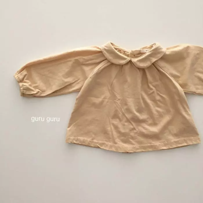 Guru Guru - Korean Children Fashion - #discoveringself - Collar Blouse - 3