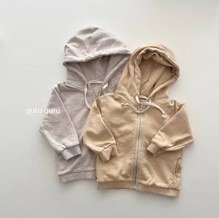 Guru Guru - Korean Children Fashion - #fashionkids - Hoody Zip-up