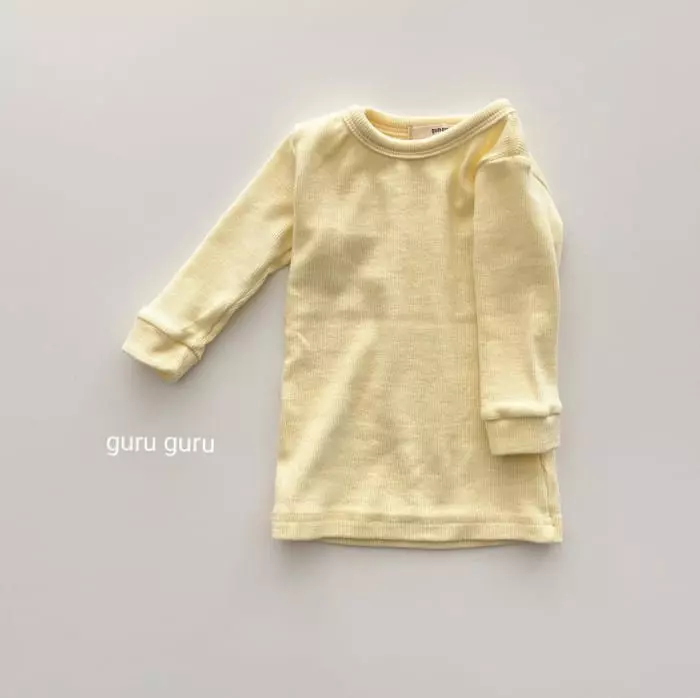 Guru Guru - Korean Children Fashion - #kidsshorts - Bebe Modal Tee - 3