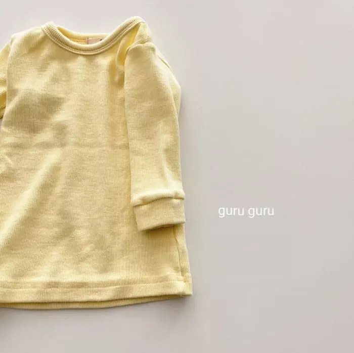 Guru Guru - Korean Children Fashion - #kidsshorts - Bebe Modal Tee - 4