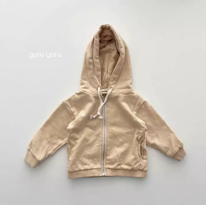 Guru Guru - Korean Children Fashion - #kidsstore - Hoody Zip-up - 3
