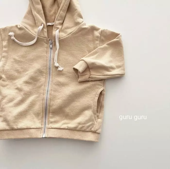 Guru Guru - Korean Children Fashion - #kidsstore - Hoody Zip-up - 4
