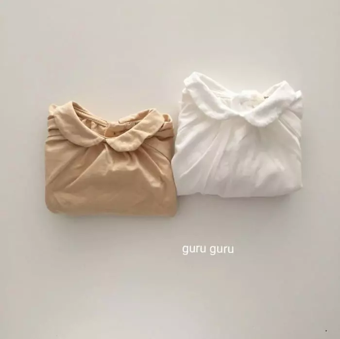 Guru Guru - Korean Children Fashion - #littlefashionista - Collar Blouse - 9