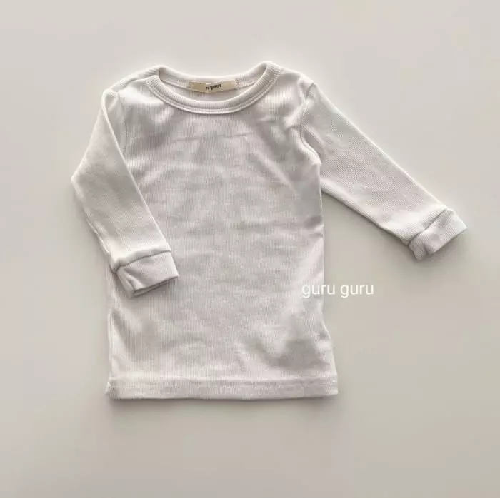 Guru Guru - Korean Children Fashion - #magicofchildhood - Bebe Modal Tee - 8