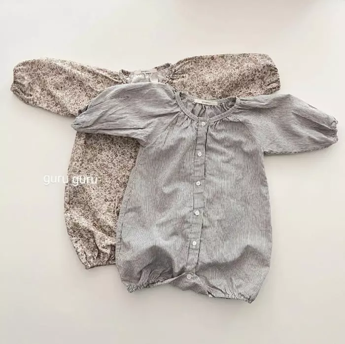 Guru Guru - Korean Children Fashion - #stylishchildhood - Pot Bodysuit