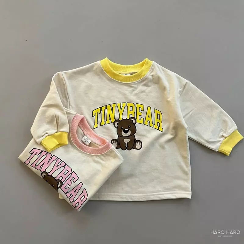 Haro Haro - Korean Children Fashion - #kidzfashiontrend - Tini Bear Sweatshirt - 4