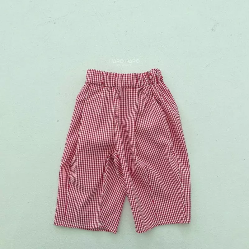 Haro Haro - Korean Children Fashion - #Kfashion4kids - Check Pants - 10
