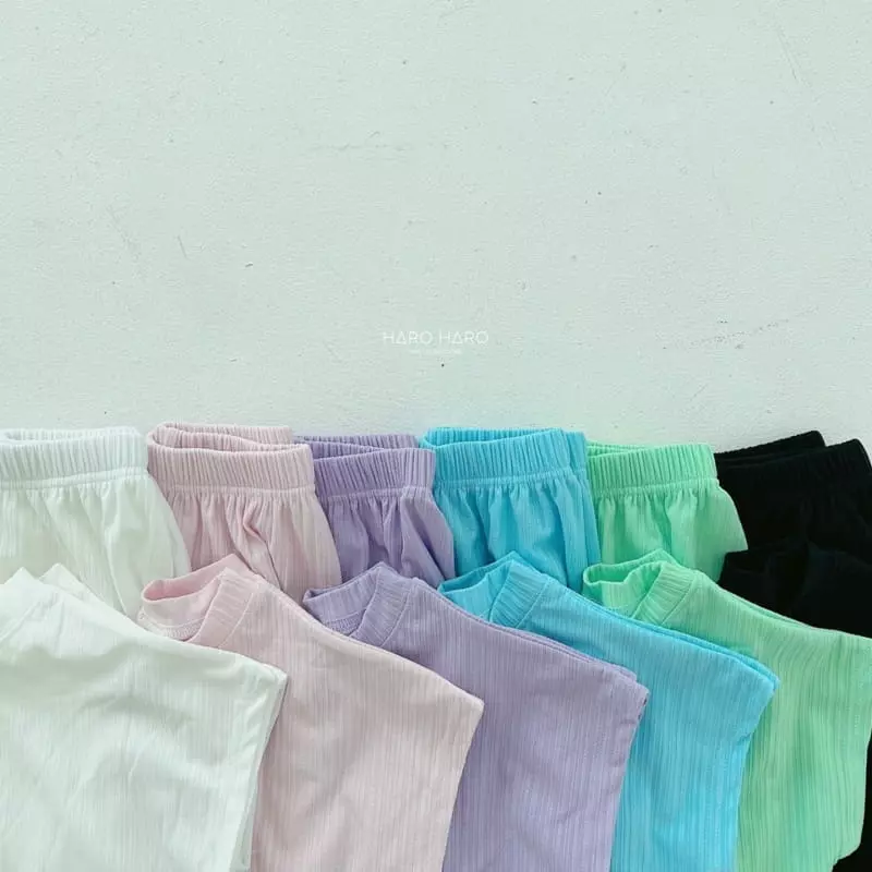 Haro Haro - Korean Children Fashion - #childofig - Smile TOP Bottom Set - 4