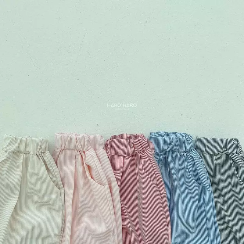 Haro Haro - Korean Children Fashion - #childofig - Stripes Pants