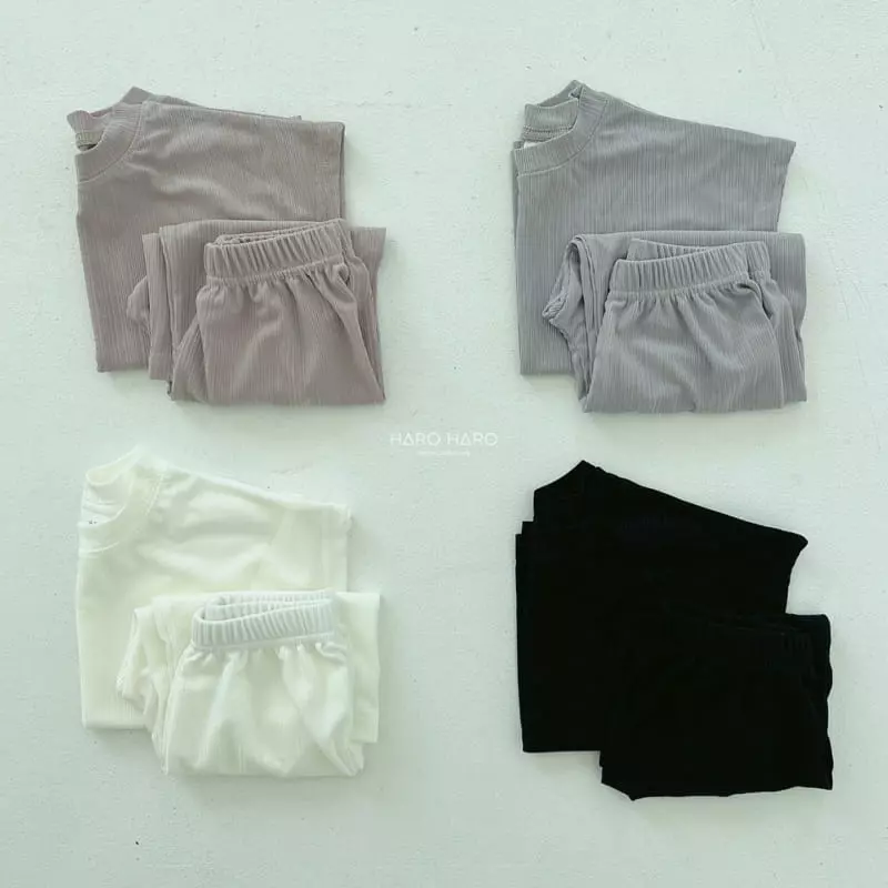 Haro Haro - Korean Children Fashion - #childrensboutique - Charlang Top Bottom Set - 6