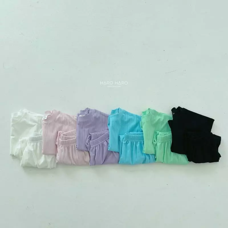 Haro Haro - Korean Children Fashion - #designkidswear - Smile TOP Bottom Set - 6
