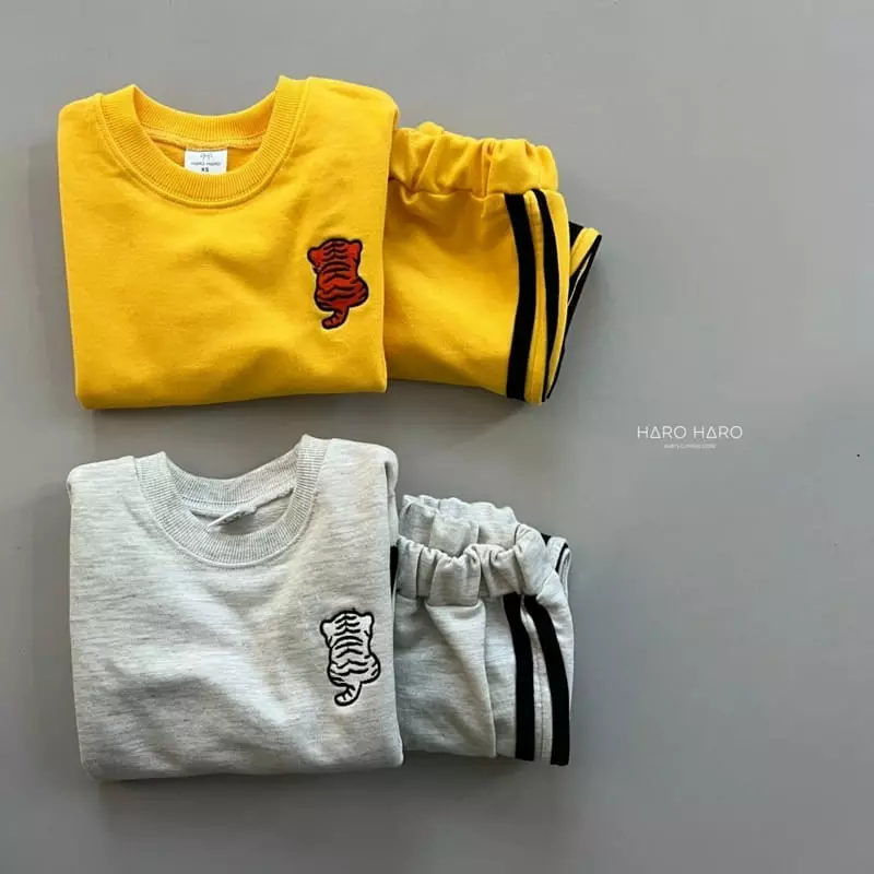 Haro Haro - Korean Children Fashion - #discoveringself - Tiger Top Bottom Set