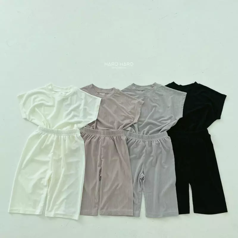 Haro Haro - Korean Children Fashion - #discoveringself - Charlang Top Bottom Set - 8