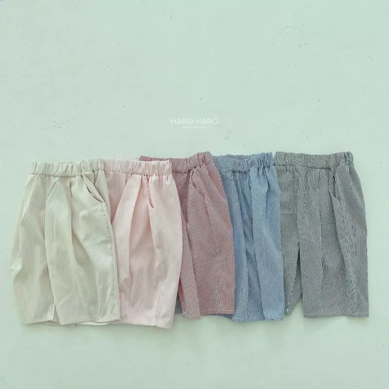 Haro Haro - Korean Children Fashion - #fashionkids - Stripes Pants - 5