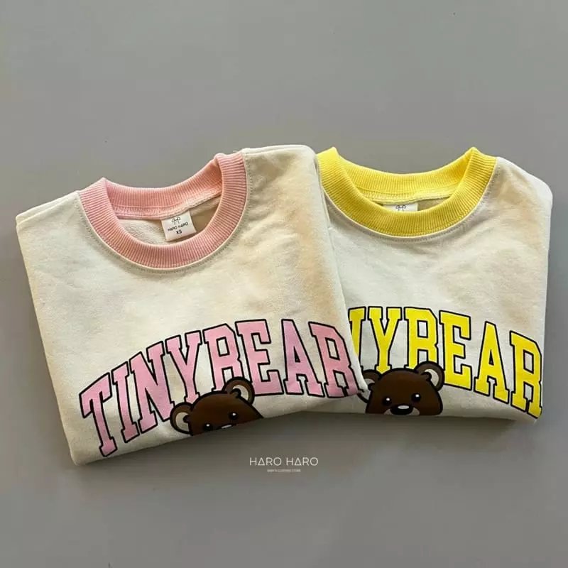 Haro Haro - Korean Children Fashion - #kidsshorts - Tini Bear Sweatshirt