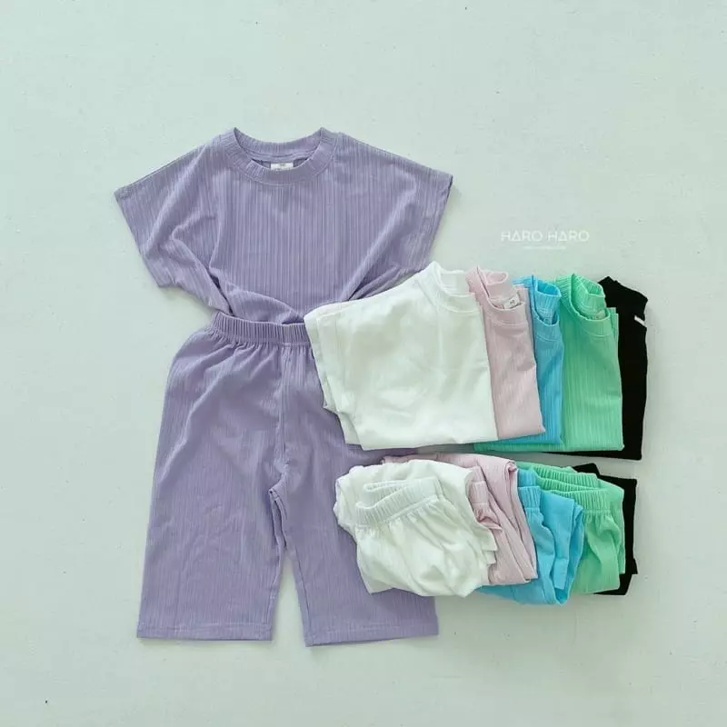 Haro Haro - Korean Children Fashion - #kidsstore - Smile TOP Bottom Set - 10