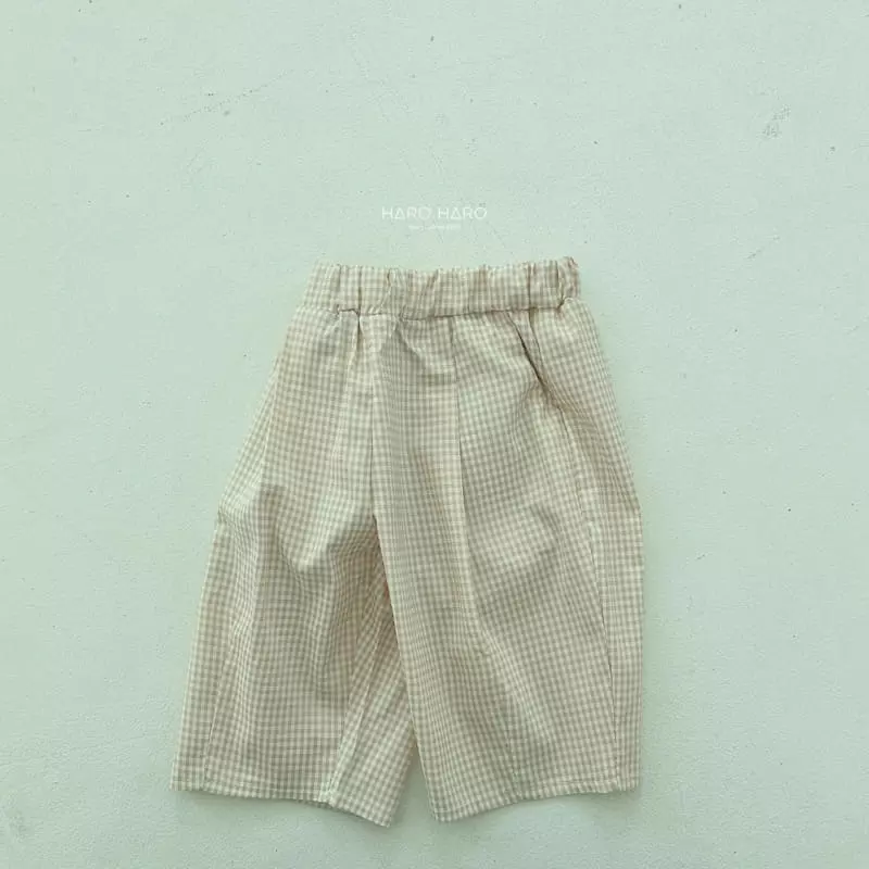 Haro Haro - Korean Children Fashion - #kidsstore - Check Pants - 8