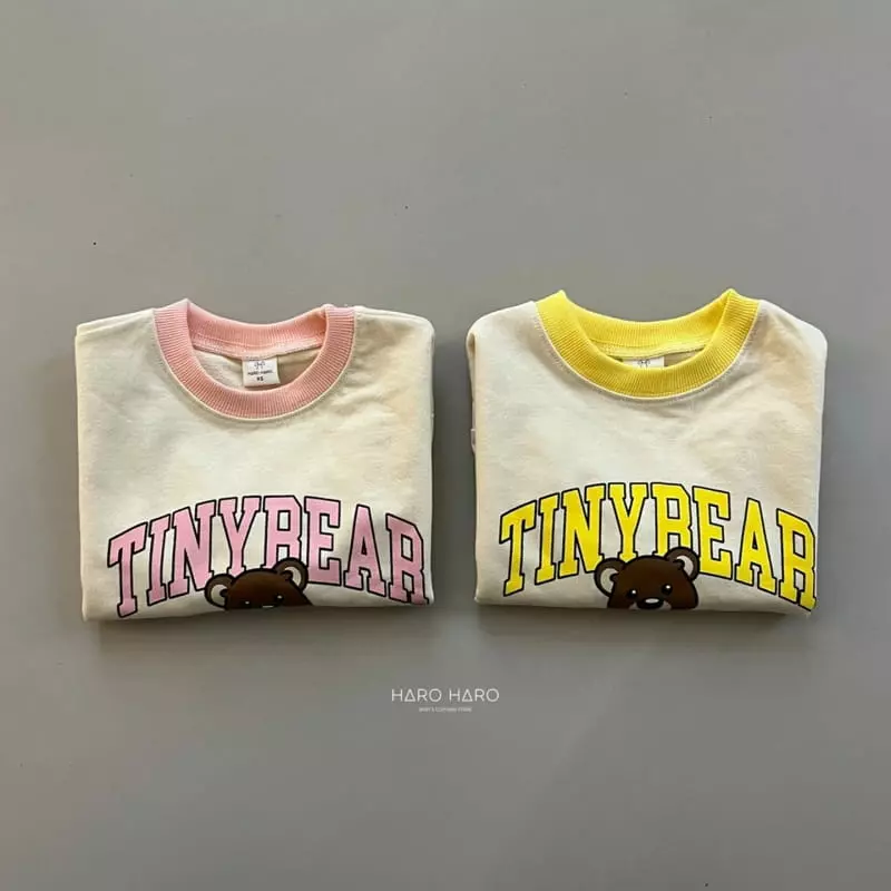 Haro Haro - Korean Children Fashion - #kidzfashiontrend - Tini Bear Sweatshirt - 3