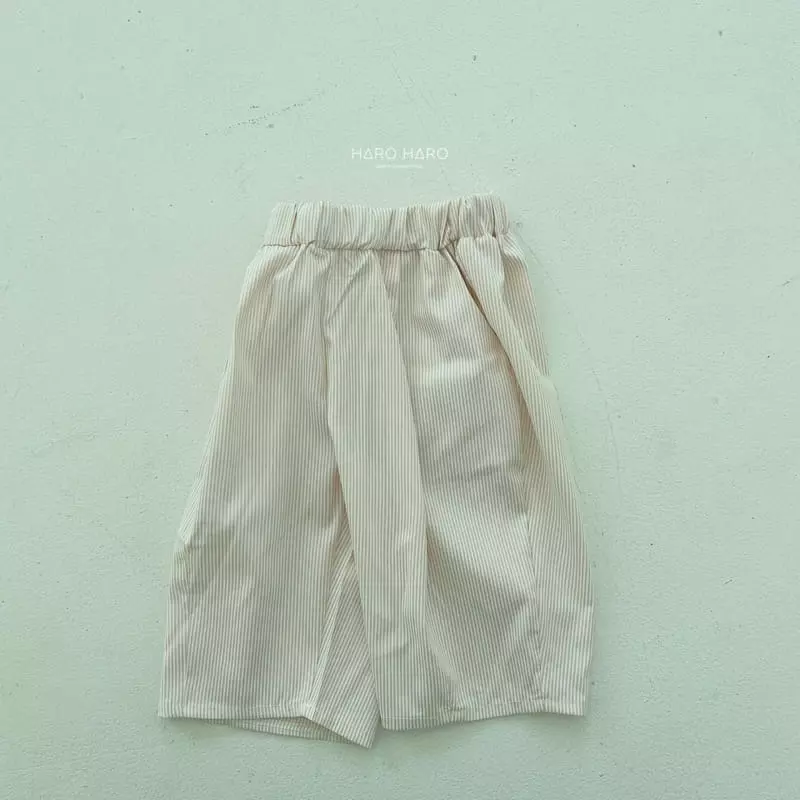 Haro Haro - Korean Children Fashion - #kidzfashiontrend - Stripes Pants - 8