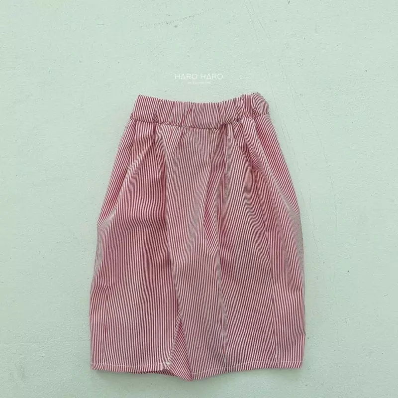 Haro Haro - Korean Children Fashion - #littlefashionista - Stripes Pants - 10