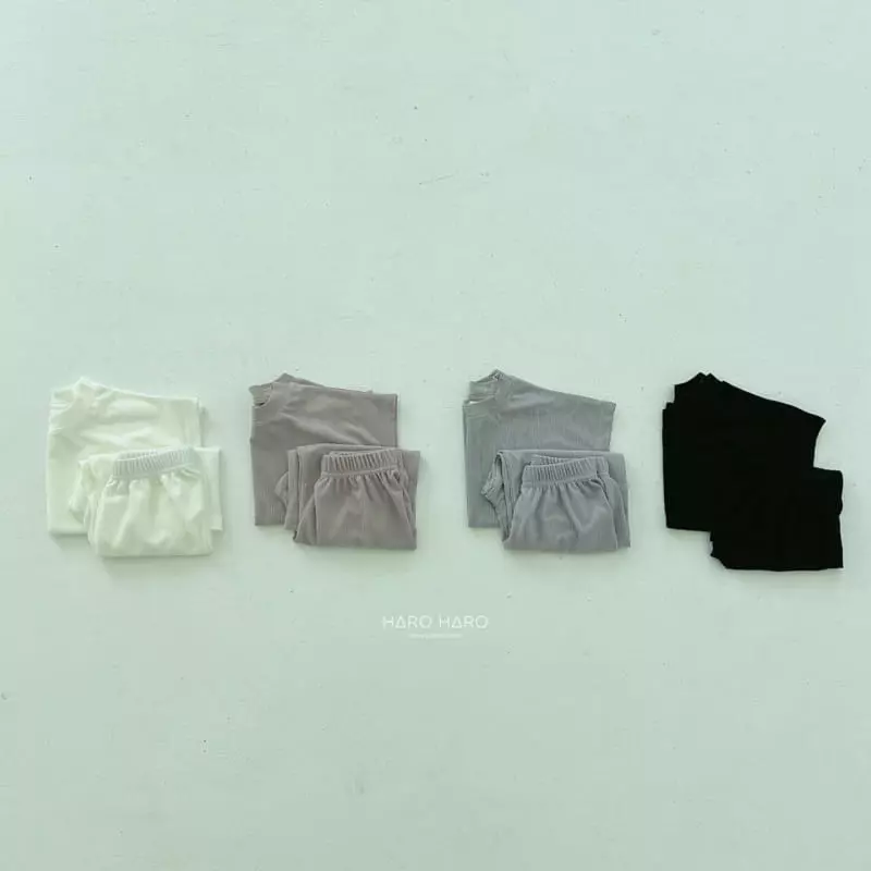 Haro Haro - Korean Children Fashion - #magicofchildhood - Charlang Top Bottom Set