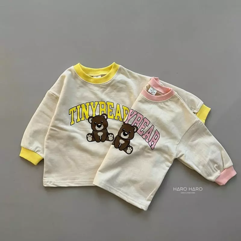 Haro Haro - Korean Children Fashion - #minifashionista - Tini Bear Sweatshirt - 7