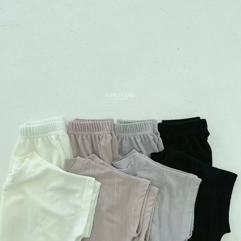 Haro Haro - Korean Children Fashion - #prettylittlegirls - Charlang Top Bottom Set - 3