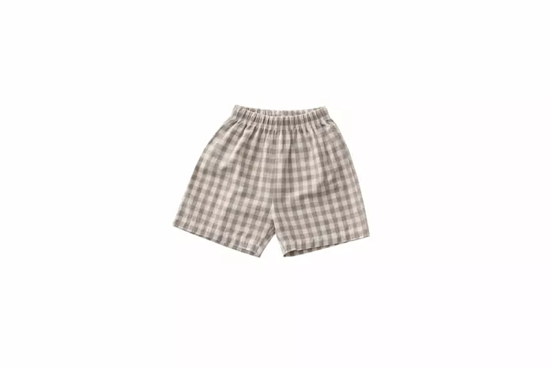 I Story Kids - Korean Children Fashion - #designkidswear - Check Shorts - 8
