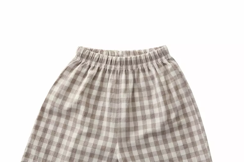 I Story Kids - Korean Children Fashion - #discoveringself - Check Shorts - 9