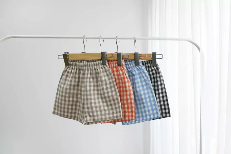I Story Kids - Korean Children Fashion - #kidsshorts - Check Shorts - 11