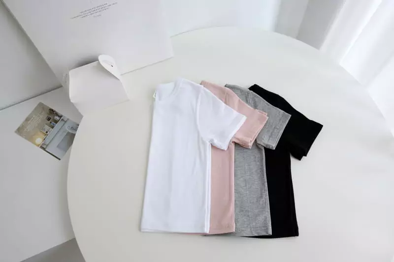 I Story Kids - Korean Children Fashion - #kidsshorts - Basic Short Sleeves Tee - 2