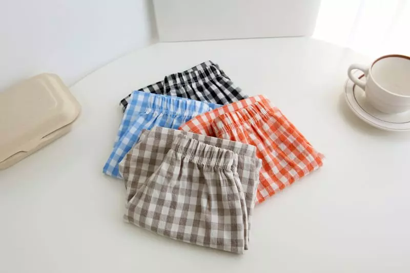 I Story Kids - Korean Children Fashion - #minifashionista - Check Shorts - 3