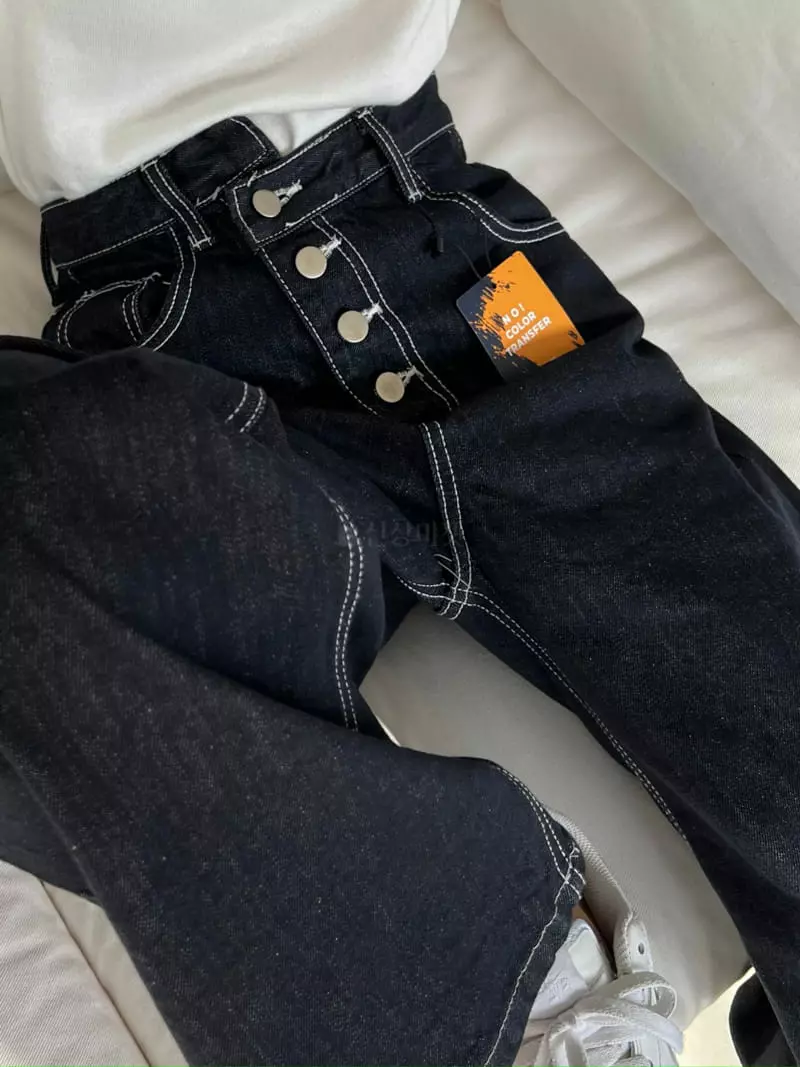 Indigo - Korean Women Fashion - #momslook - 523 OB Unbalance Jeans