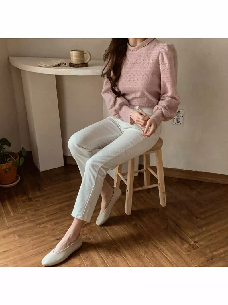 Indigo - Korean Women Fashion - #womensfashion - 521 Two Color Slim Jeans