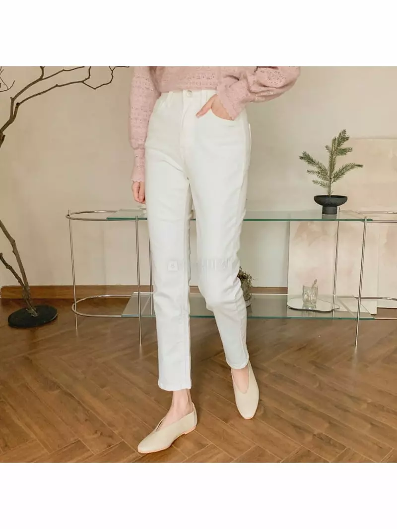 Indigo - Korean Women Fashion - #womensfashion - 521 Two Color Slim Jeans - 3