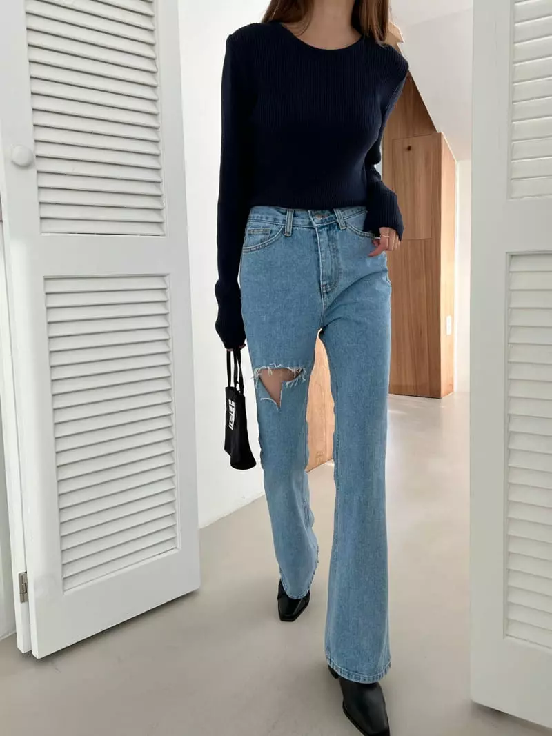 Indigo - Korean Women Fashion - #womensfashion - 506 Vintage Long Bootscut - 3