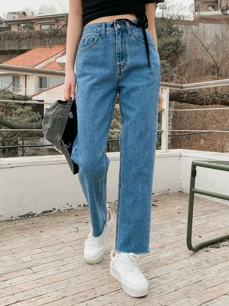 Indigo - Korean Women Fashion - #womensfashion - 1300 Standard Jeans Blue