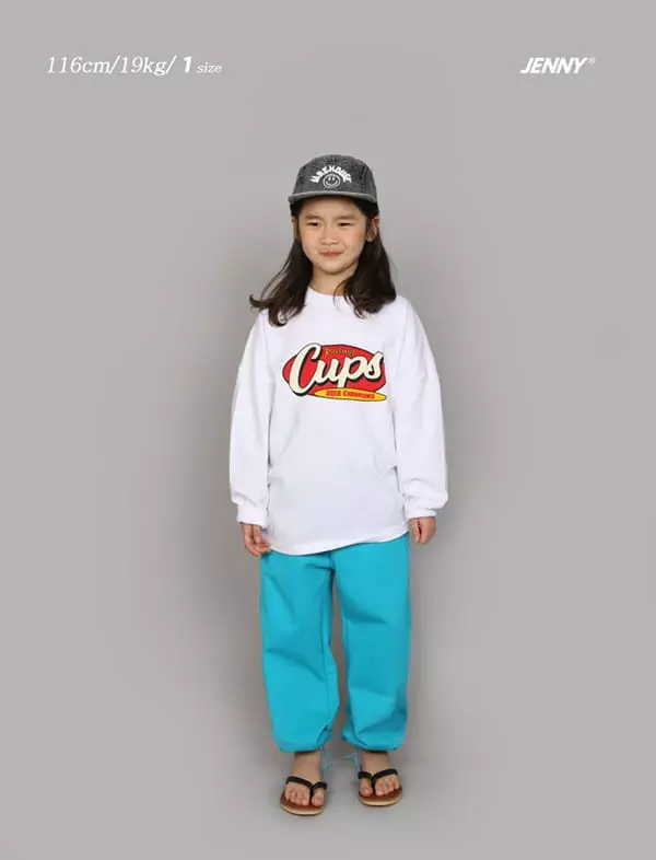 Jenny Basic - Korean Children Fashion - #childofig - Cups Bio Washing Tee - 8