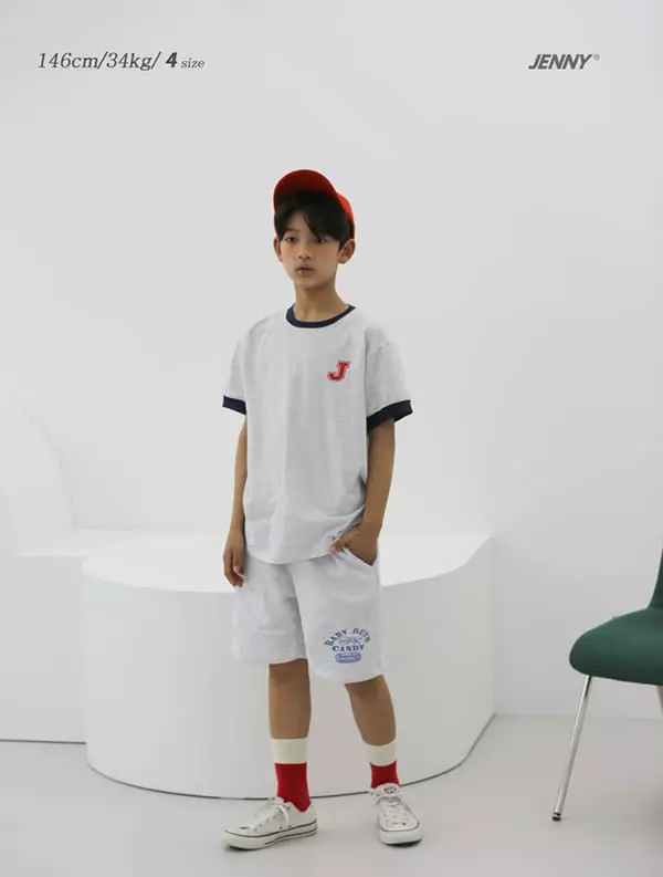 Jenny Basic - Korean Children Fashion - #childofig - Jay Color Tee - 10