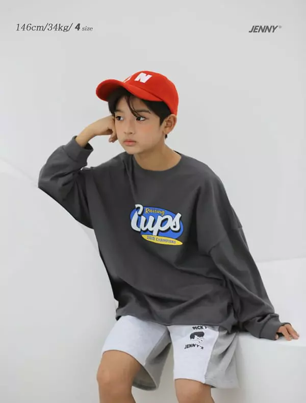 Jenny Basic - Korean Children Fashion - #fashionkids - Cups Bio Washing Tee - 12