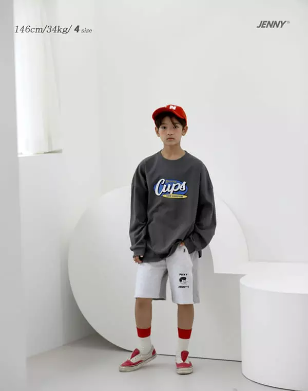 Jenny Basic - Korean Children Fashion - #magicofchildhood - Cups Bio Washing Tee - 2